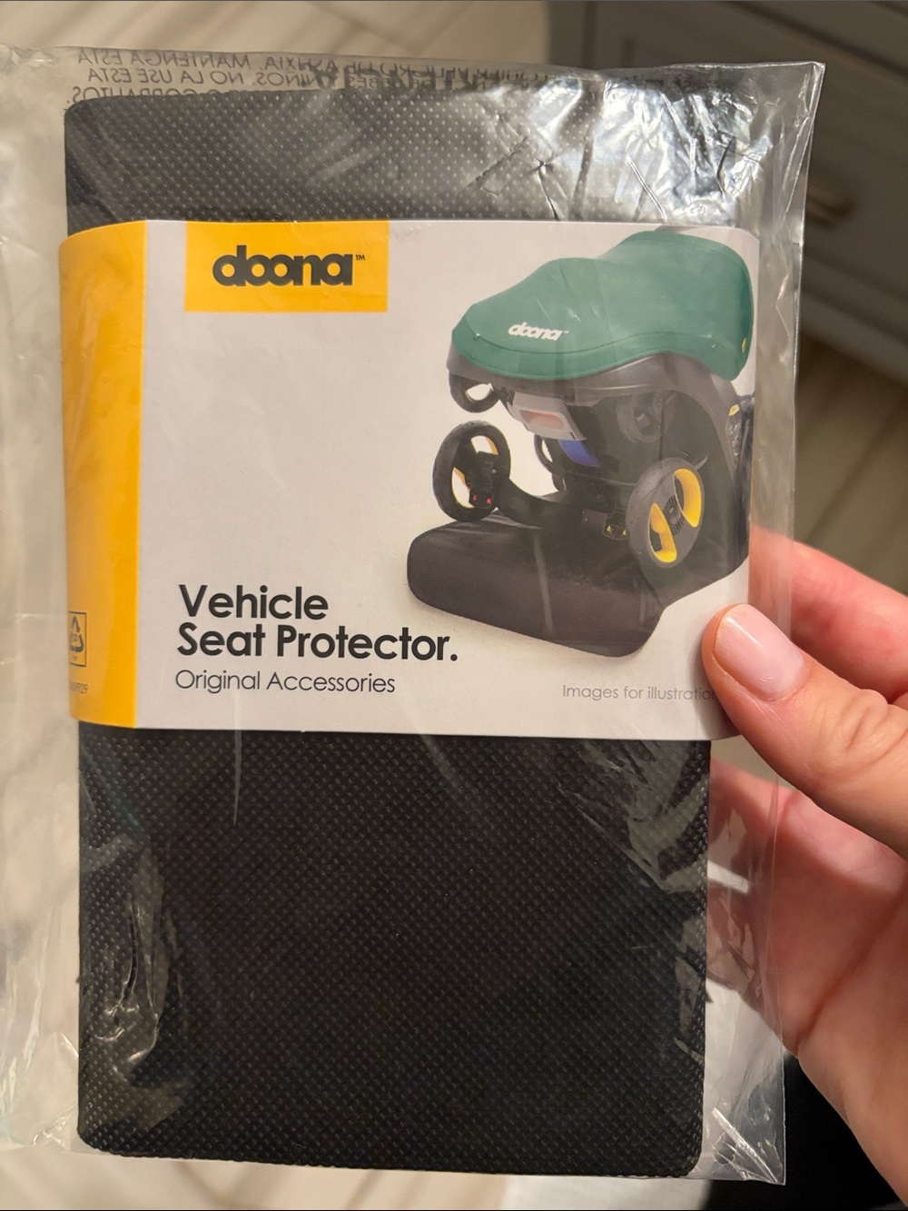Doona Black Vehicle Seat Protector - Original Accessory